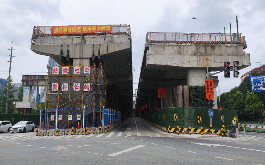 上海濟(jì)陽(yáng)路快速化改建工程橋梁頂升工程2標(biāo)